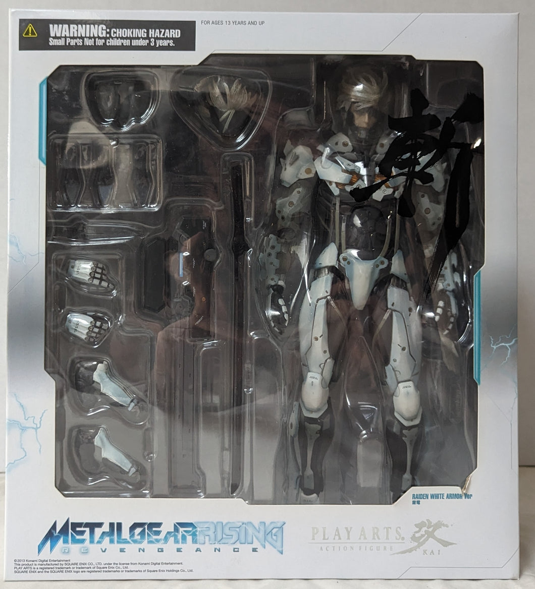 Play Arts Kai Metal Gear Rising Revengeance Raiden White Armor Action Figure