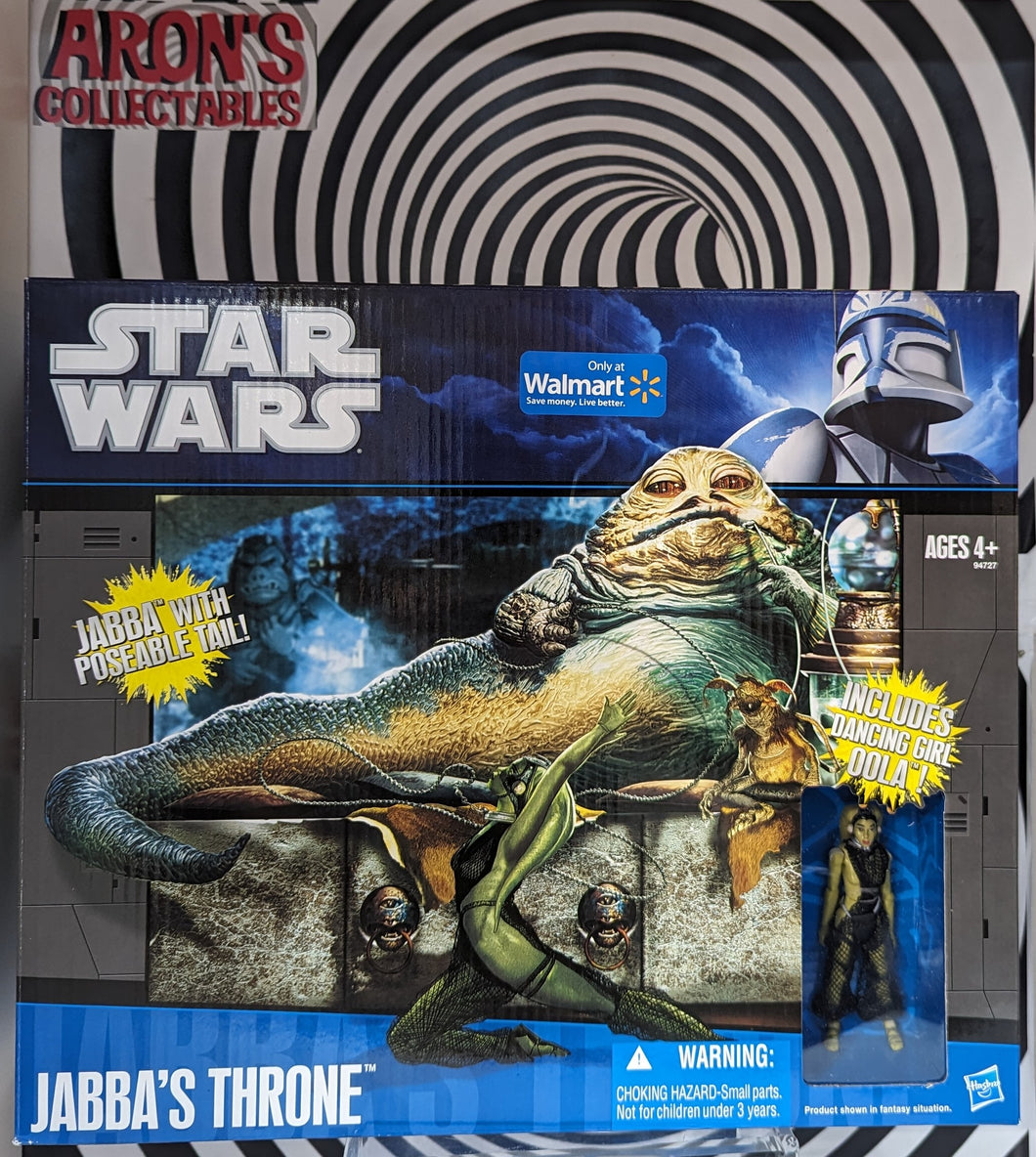 Star Wars Jabba's Throne Walmart Exclusive Playset with Dancing Girl Oola
