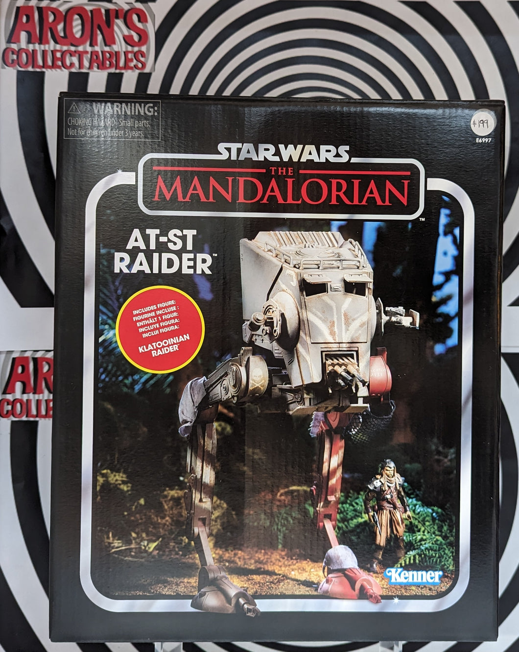 Star Wars Vintage Collection The Mandalorian AT-ST Raider with Klatooinian Raider Figure