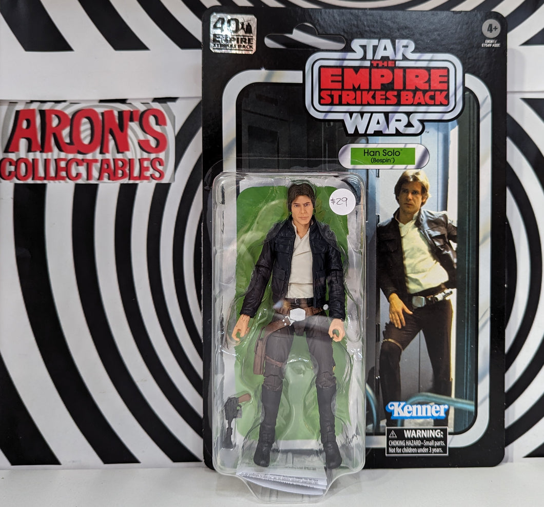 Star Wars Black Series 40th Anniversary The Empire Strikes Back Han Solo Bespin Action Figure