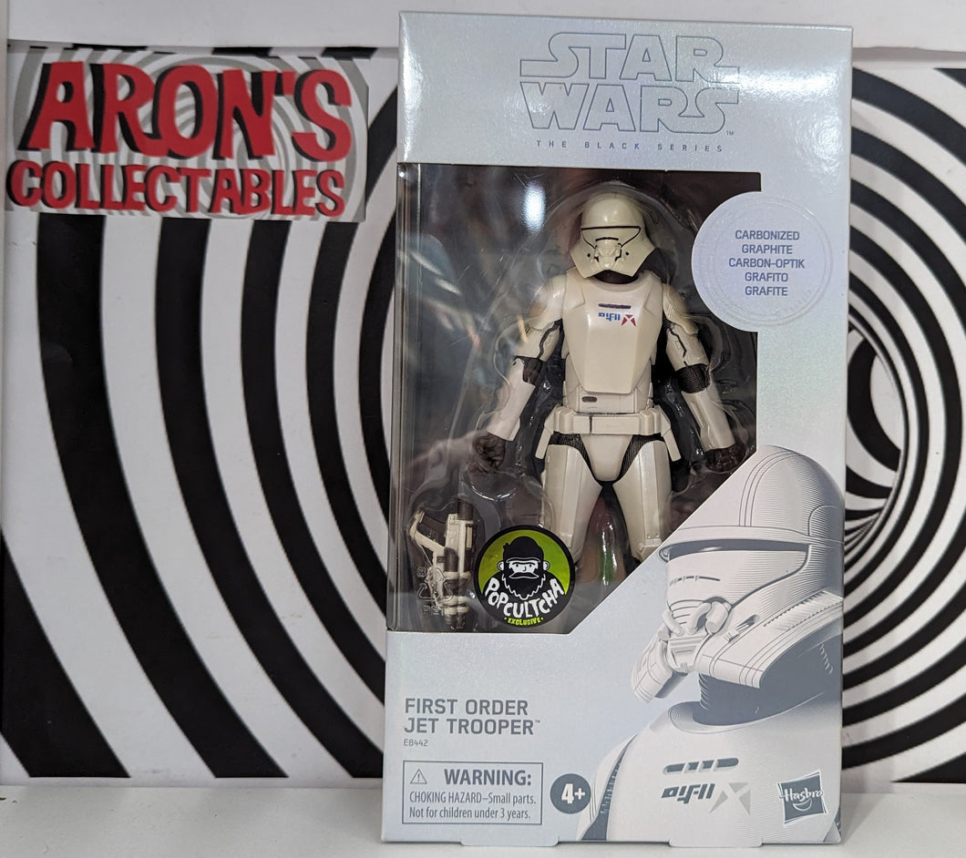 Star Wars Black Series #99 First Order Jet Trooper Popcultcha Exclusive First Edition Action Figure