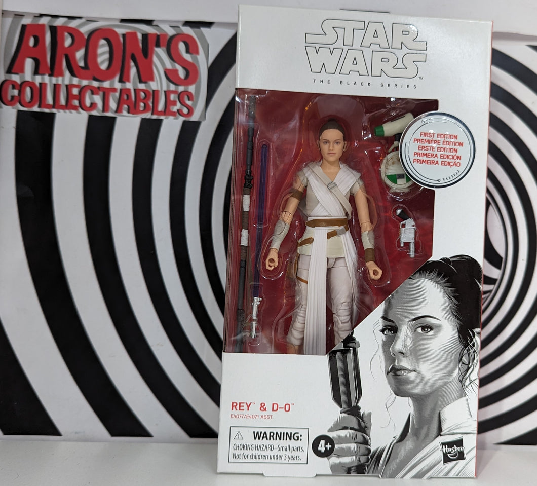 Star Wars Black Series #91 Rey & D-0 First Edition Action Figure