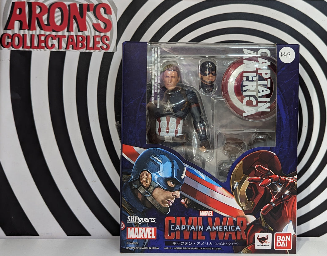 SHFiguarts Marvel Captain America Civil War Captain America Action Figure