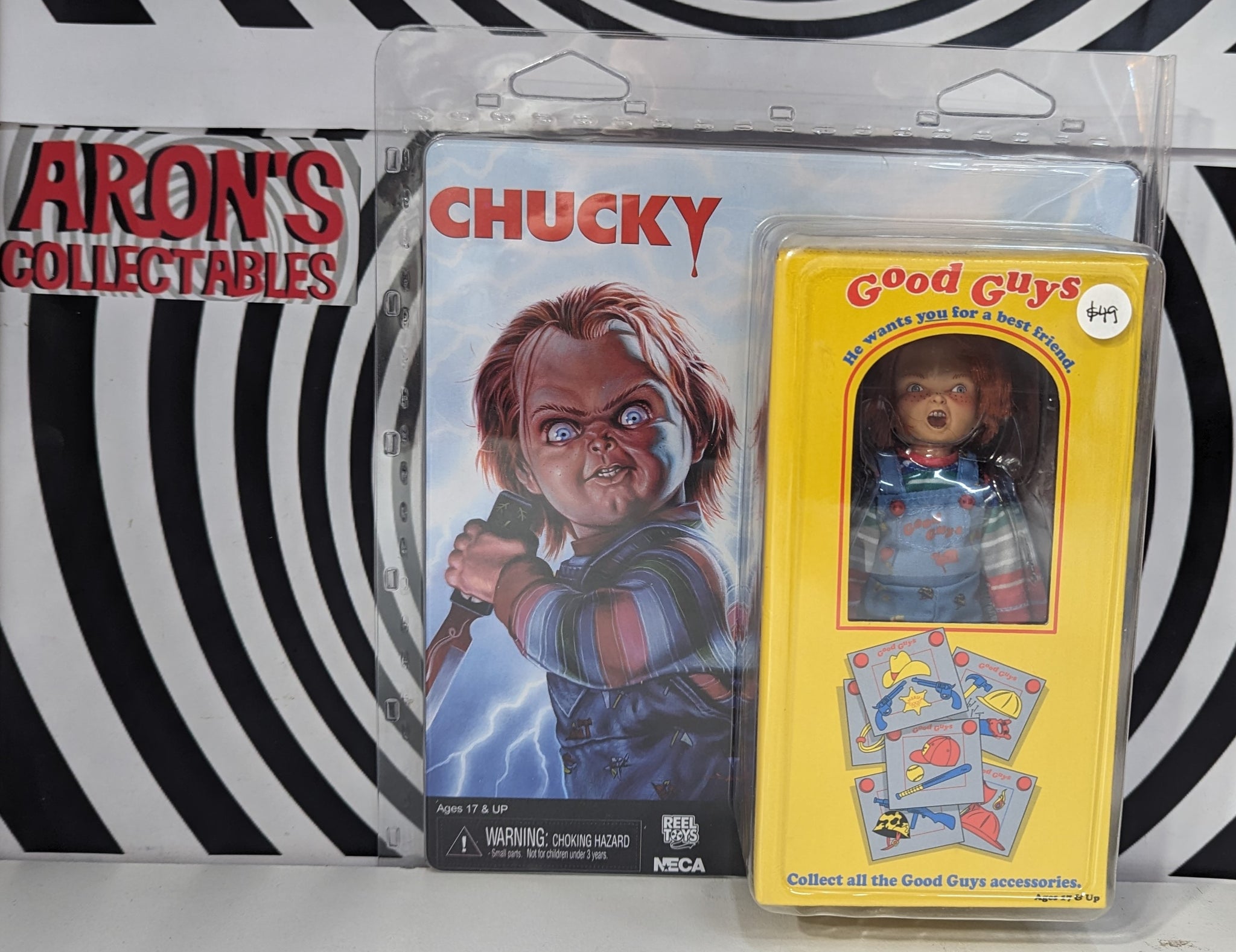 NECA Chucky Good Guy Chucky Doll Action Figure – Arons Collectables