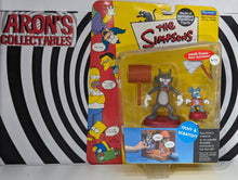 Load image into Gallery viewer, The Simpsons World of Springfield Series 4 Itchy and Scratchy Action Figure
