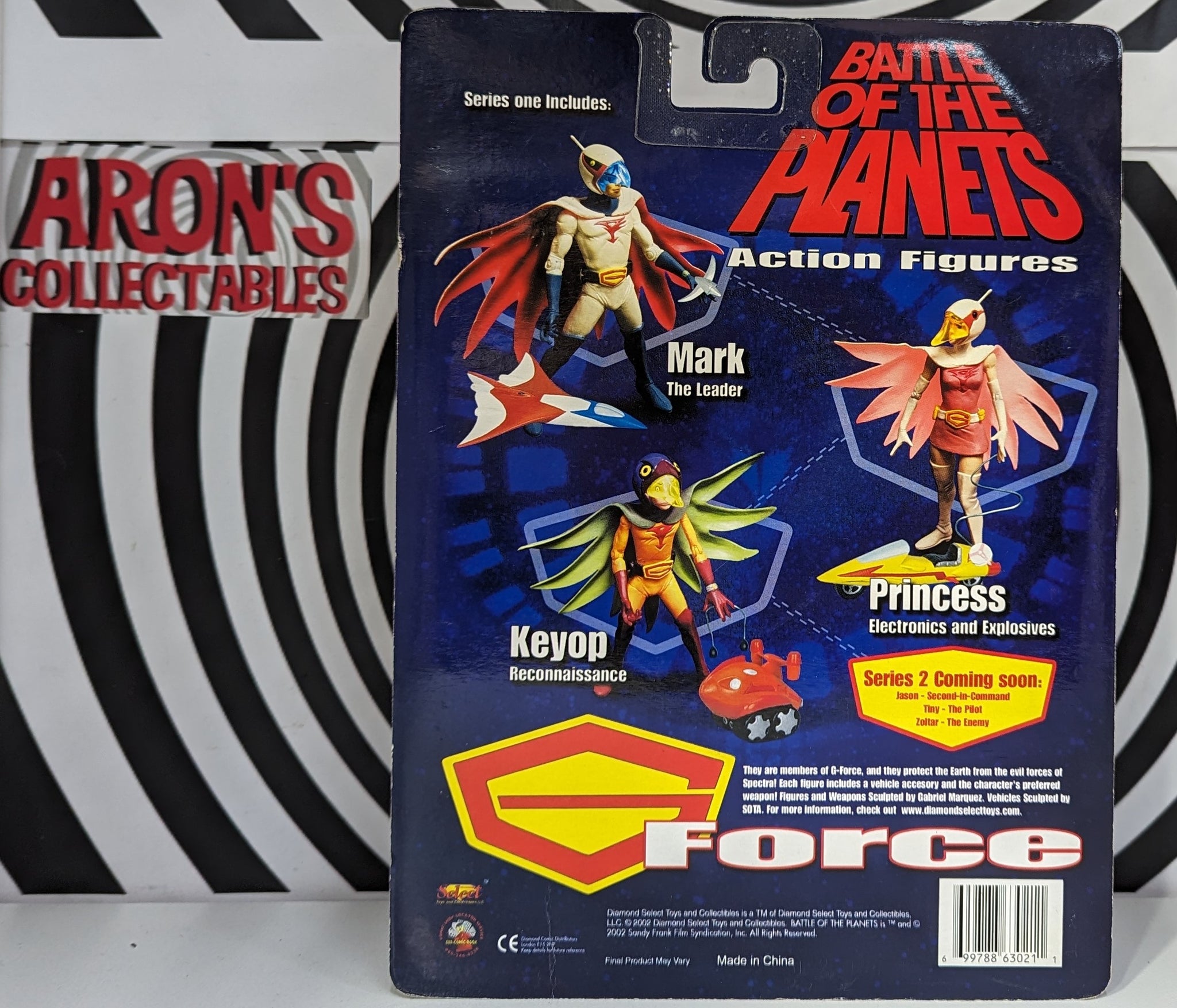 Keyop Battle of the Planets G Force Pearl White Mark Action Figure – Arons ...