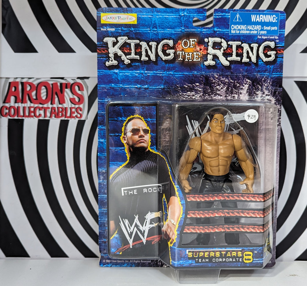 WWF King of the Ring Superstars Team Corporate The Rock Action Figure