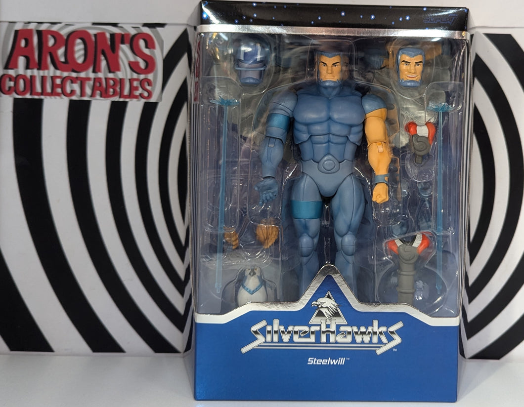 Super7 SilverHawks Ultimates Steelwill Action Figure