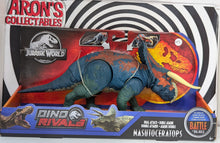 Load image into Gallery viewer, Jurassic World Dino Rivals Nasutoceratops Action Figure
