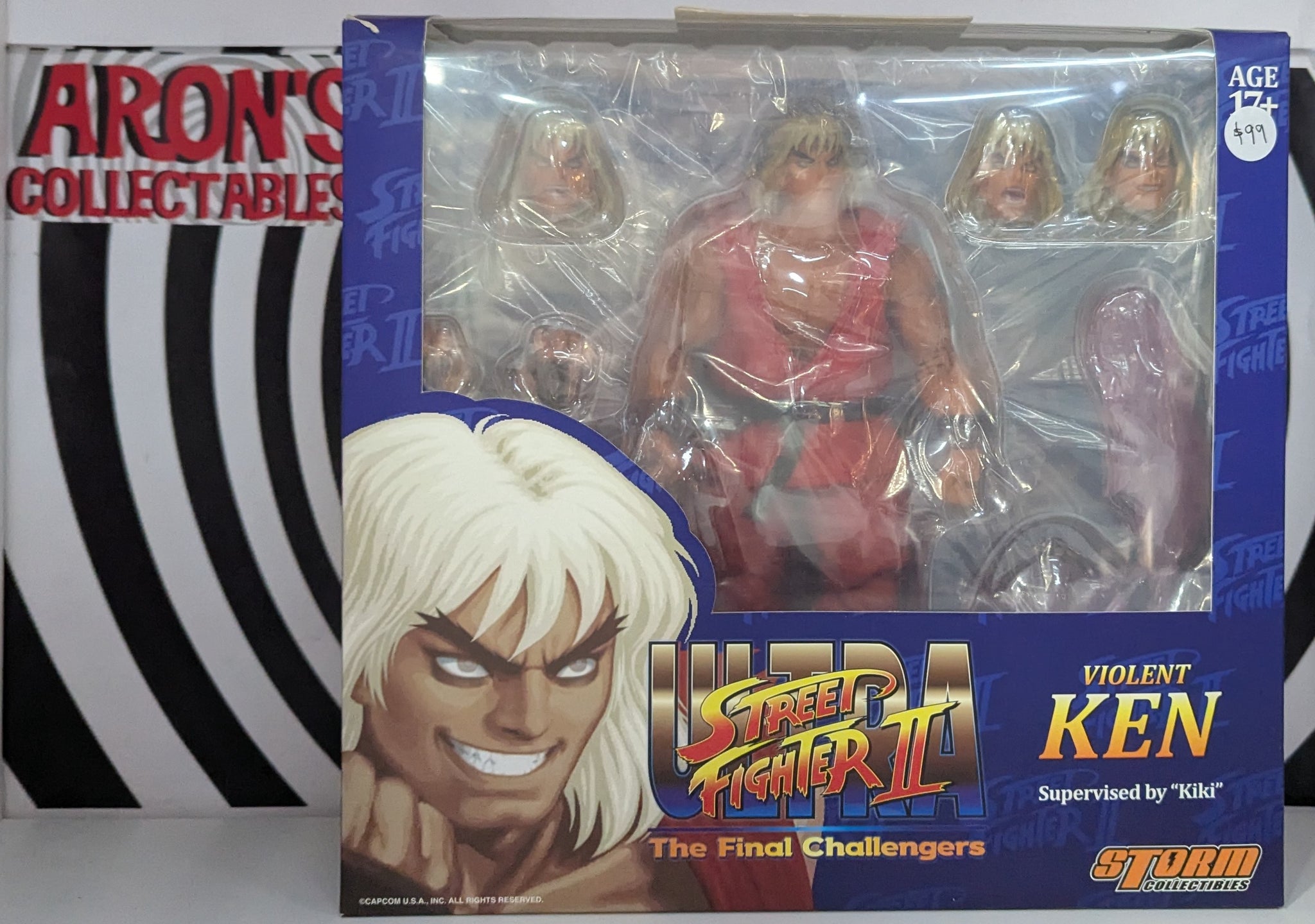 Street Fighter II Final Challengers Violent Ken Action Figure 