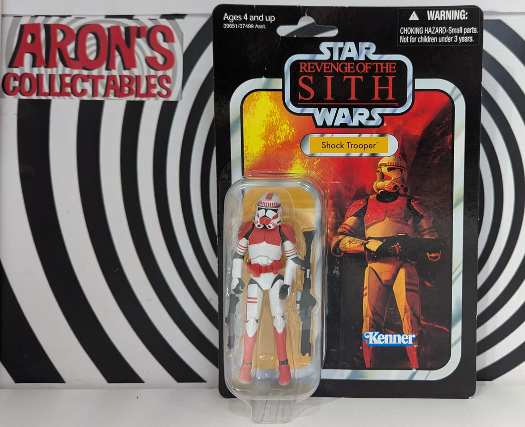 Star Wars The Vintage Collection VC110 Revenge of the Sith Shock Trooper Action Figure