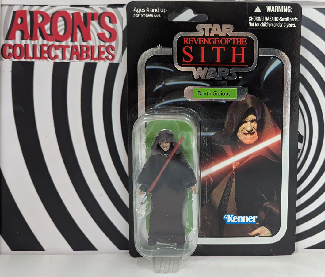 Star Wars The Vintage Collection VC12 Revenge of the Sith Darth Sidious Action Figure