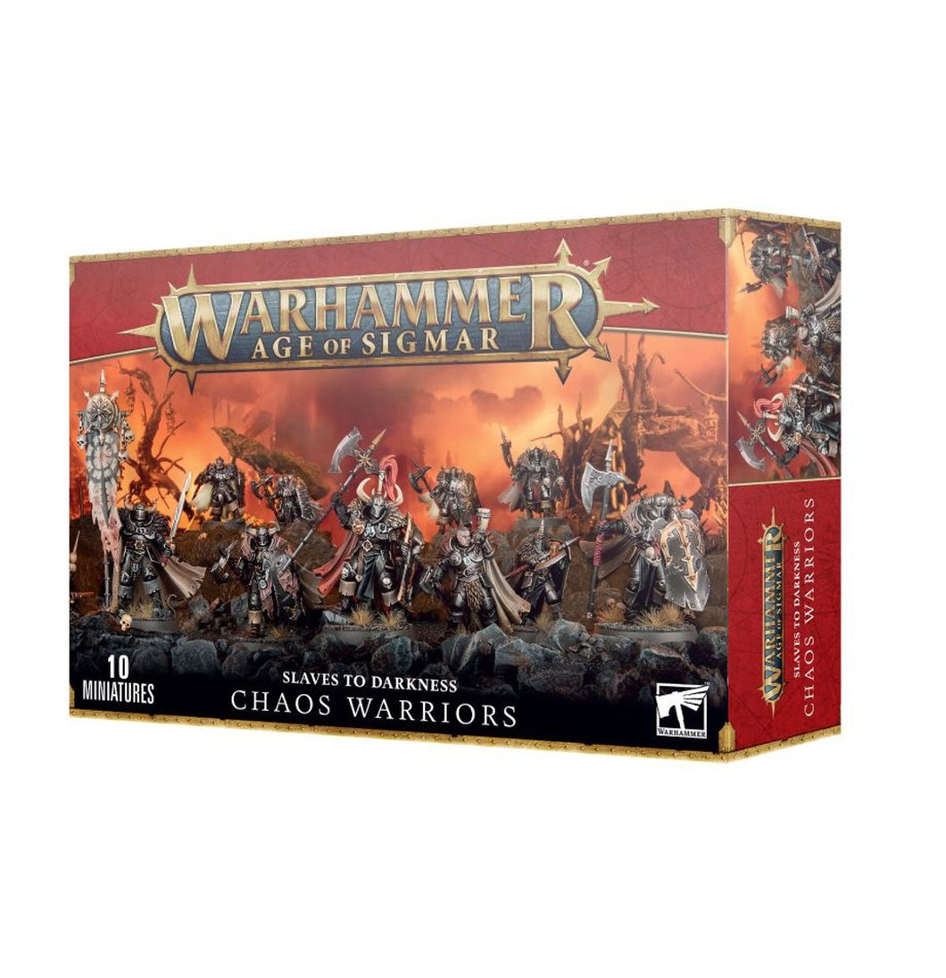 Warhammer Age of Sigma Slaves to Darkness Chaos Warriors Model Kit Figure
