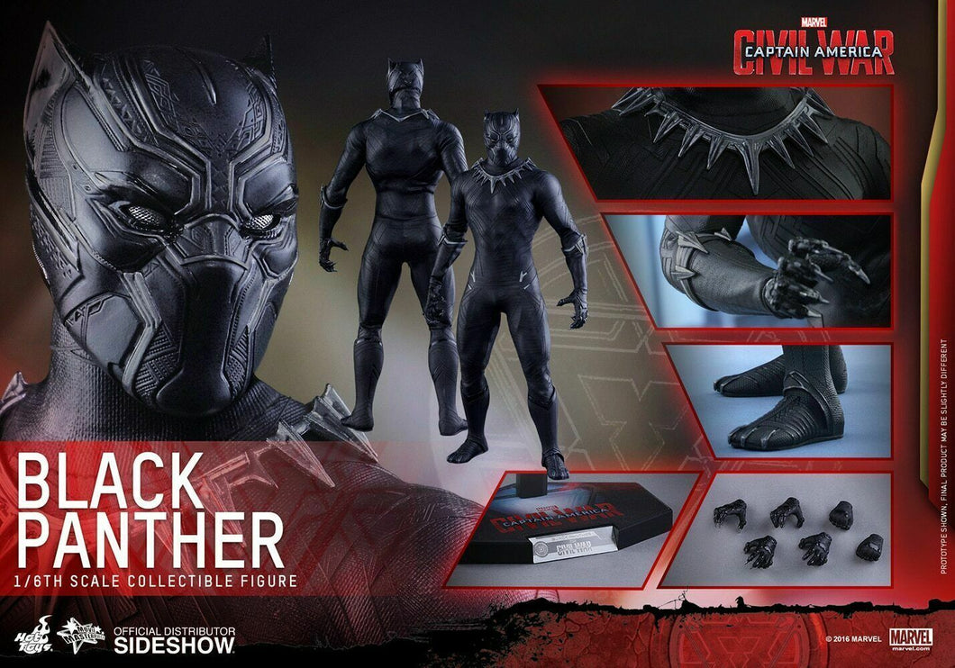 Hot Toys MMS363 Marvel Captain America Civil War Black Panther 1/6th Scale Action Figure
