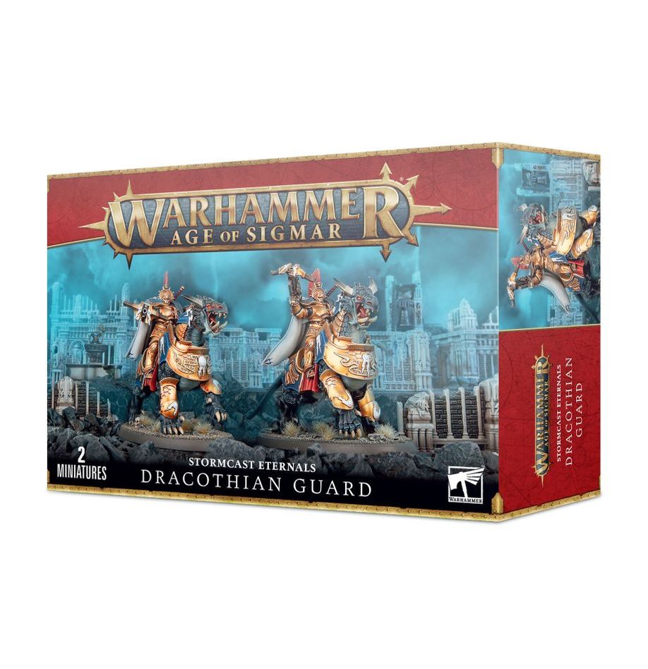 Warhammer Age of Sigma Stormcast Eternals Dracothian Guard Model Kit Figure
