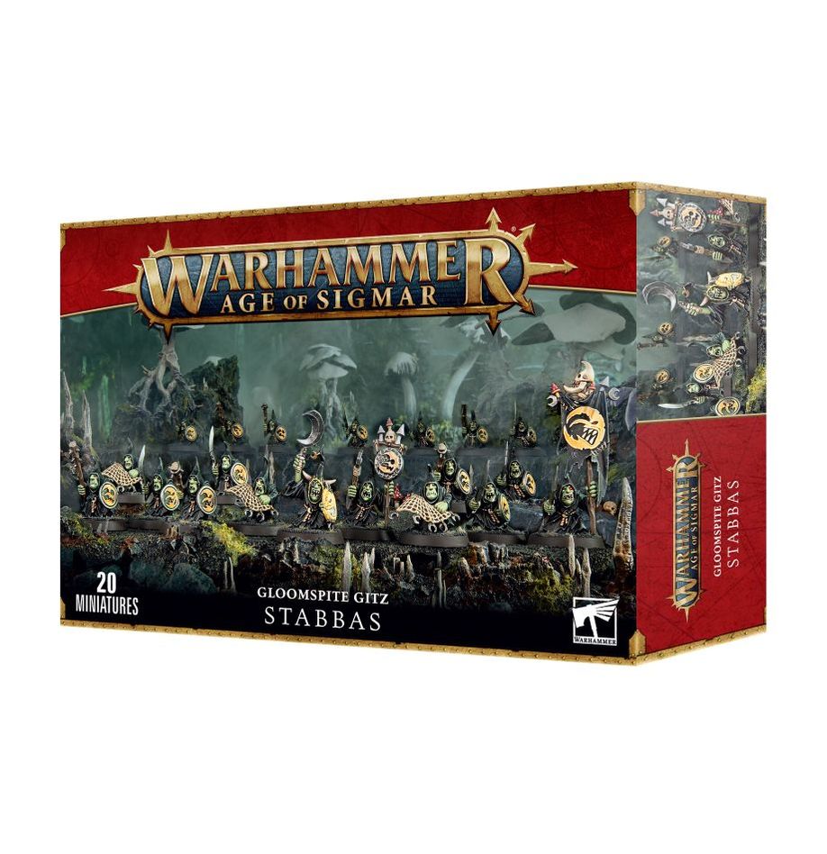 Warhammer Age of Sigma Gloomspite Gitz Moonclan Stabbas Model Kit Figure