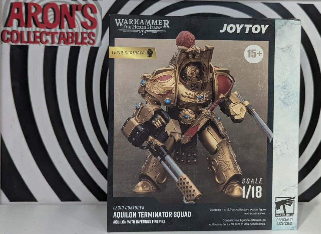 Warhammer 40k Legio Custodes Aquilon Terminator Squad with Infernus Fi ...