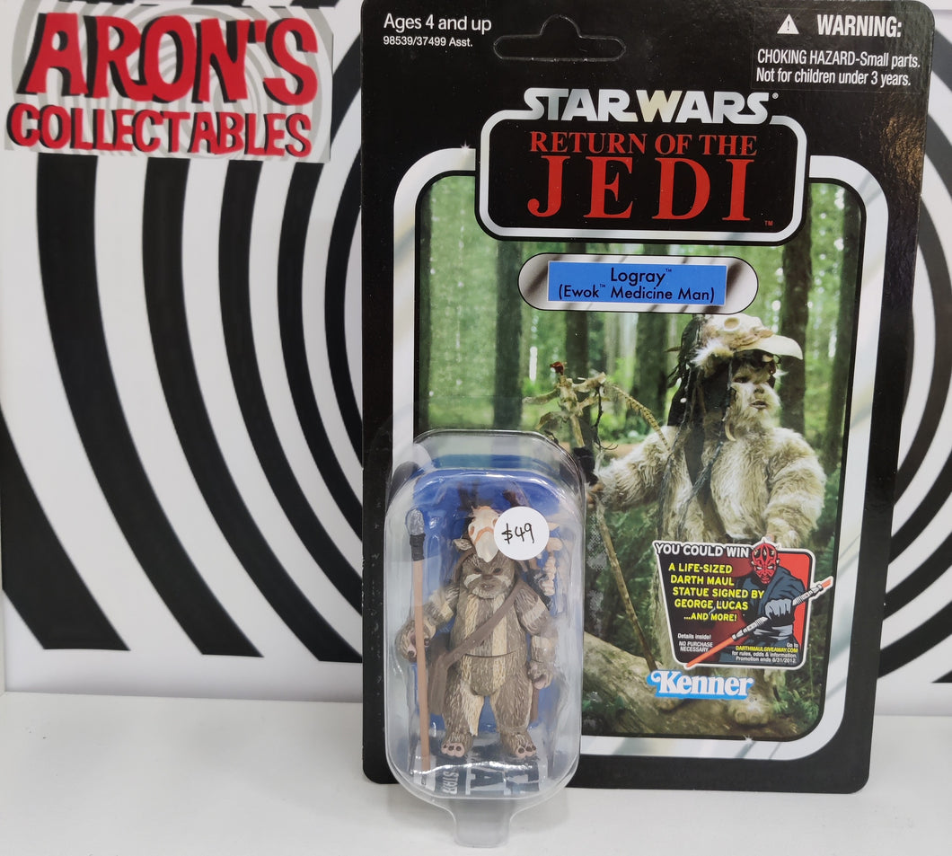Star Wars VC55 Return of the Jedi Logray Ewok Medicine Man Action Figure