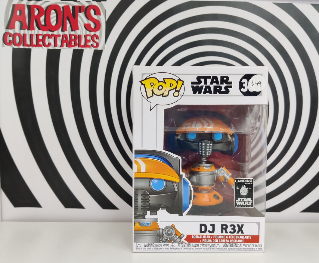 Funko Pop Vinyl Star Wars Galaxy Edge DJ R3X #301 Bobble Head Figure