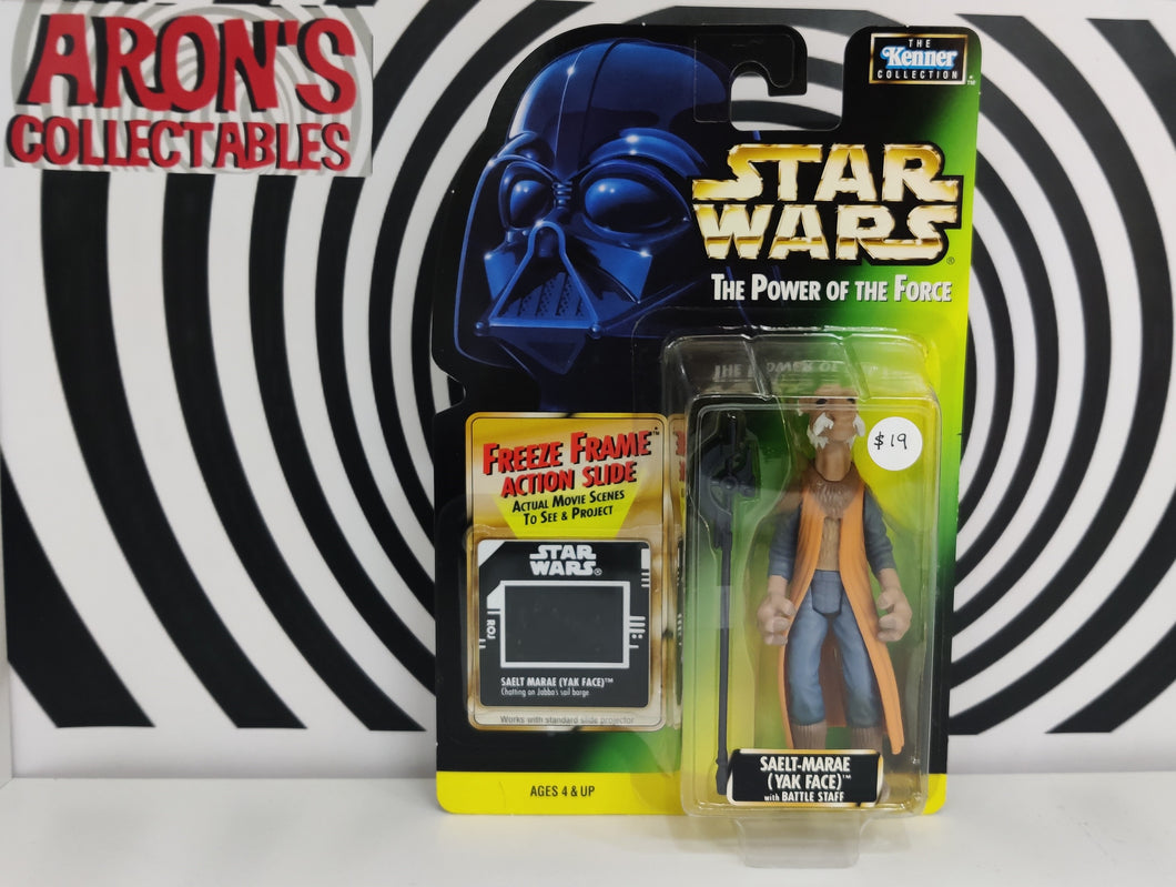 Star Wars The Power of the Force Saelt-Marae (Yak Face) Freeze Frame Action Figure