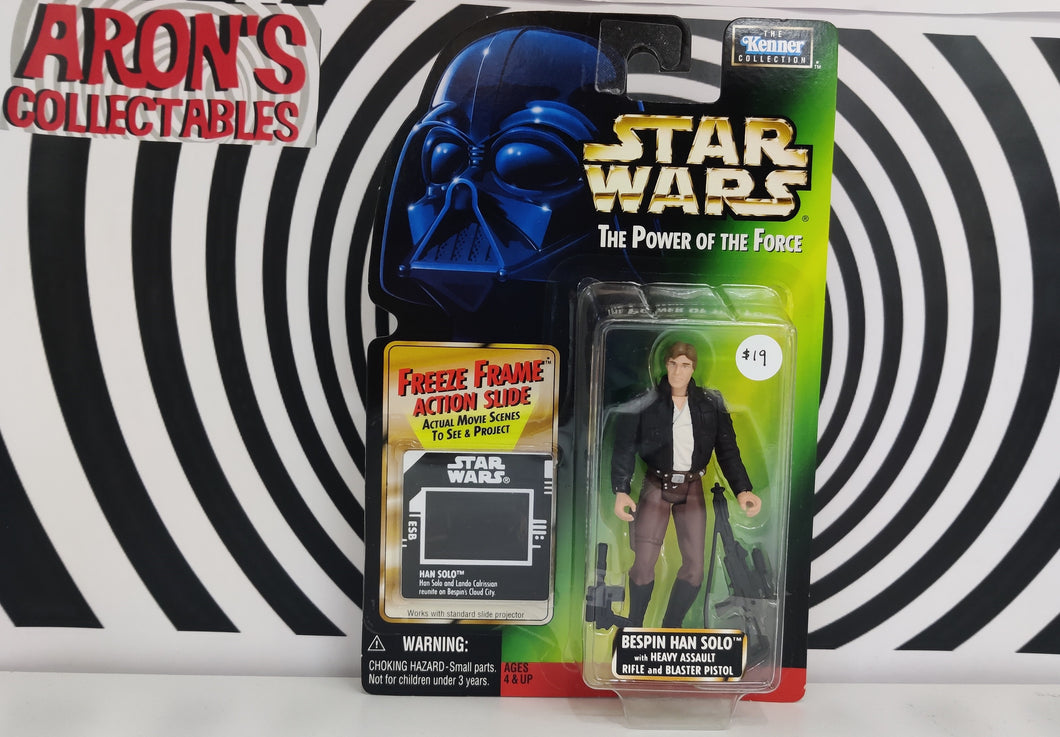 Star Wars Vintage The Power of the Force Bespin Han Solo Action Figure