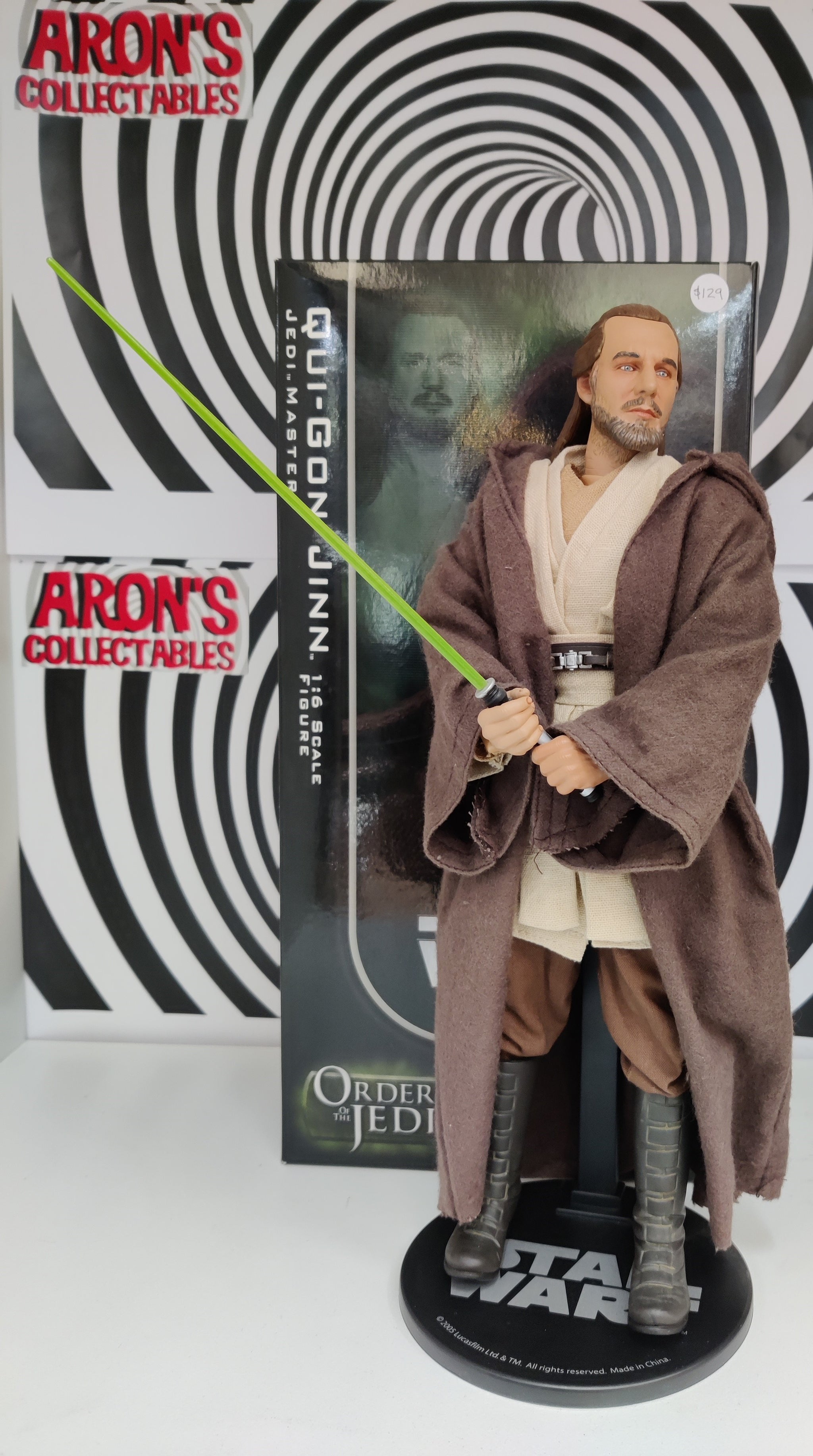 Star good Wars Sideshow Qui Gon Jinn 1/6