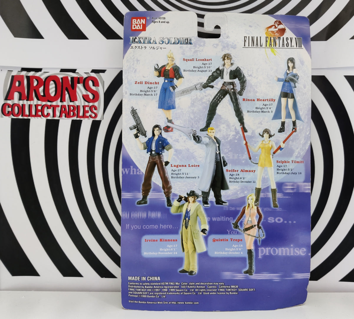 Final Fantasy VIII Extra Soldier Irvine Kinneas Figure – Arons Collectables