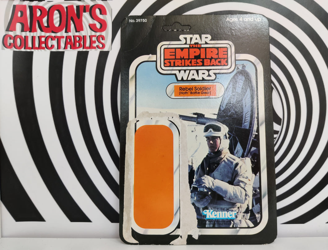 Star Wars Vintage 1980 The Empire Strikes Back Rebel Solider Hoth Battle Gear 32 Back Unpunched Card