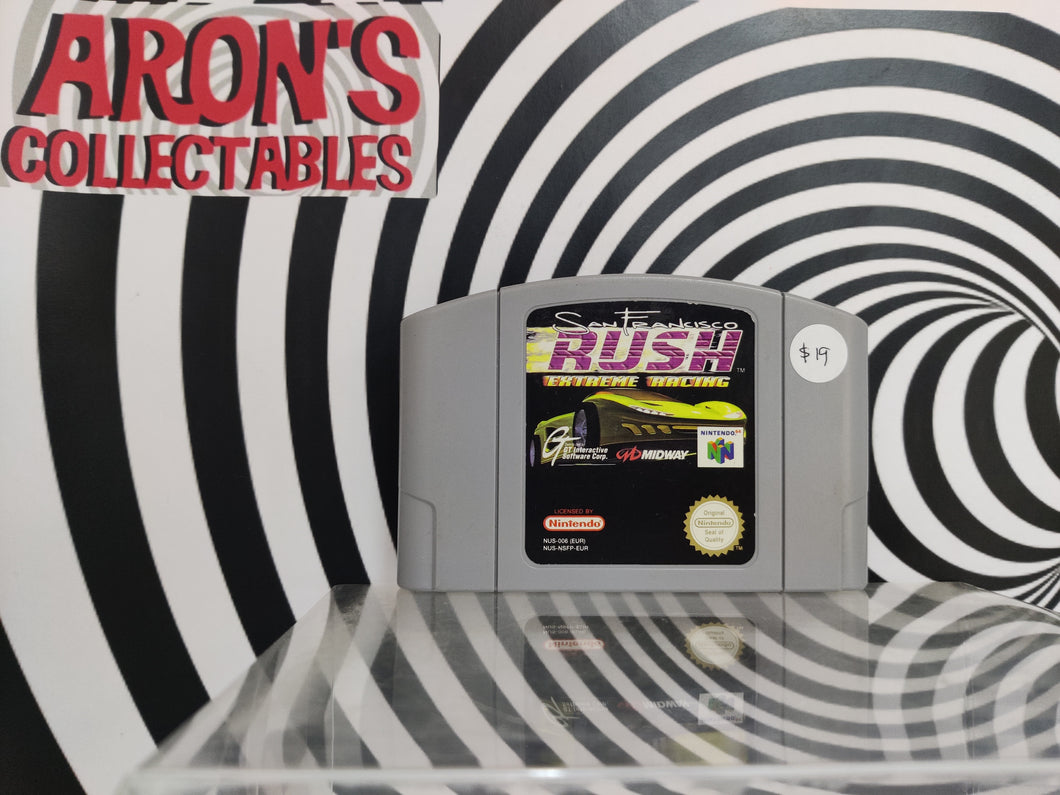 N64 San Francisco Rush Extreme Racing Video Game Cartridge