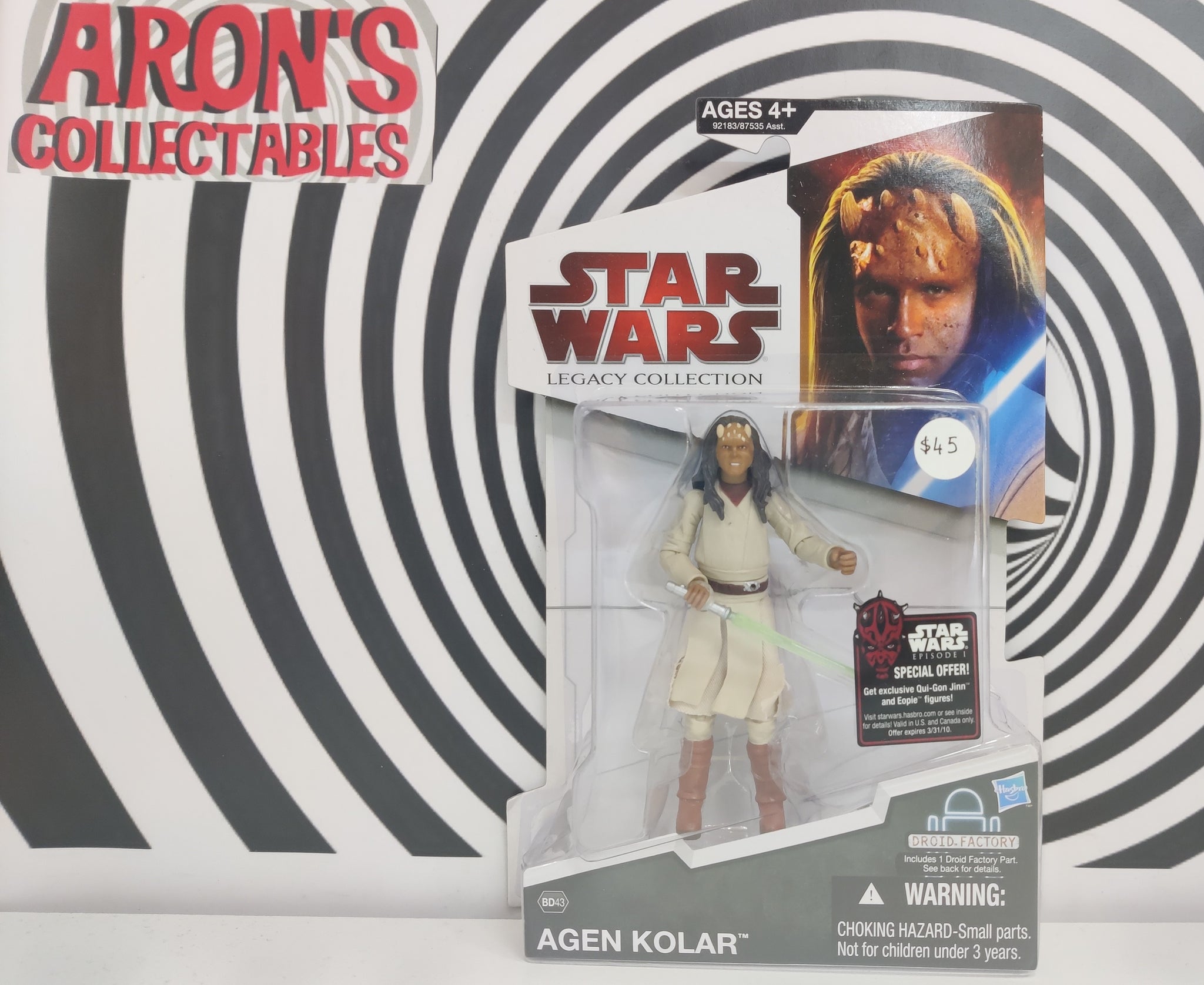 Star Wars Legacy Collection BD43 Agen Kolar Action Figure – Arons 