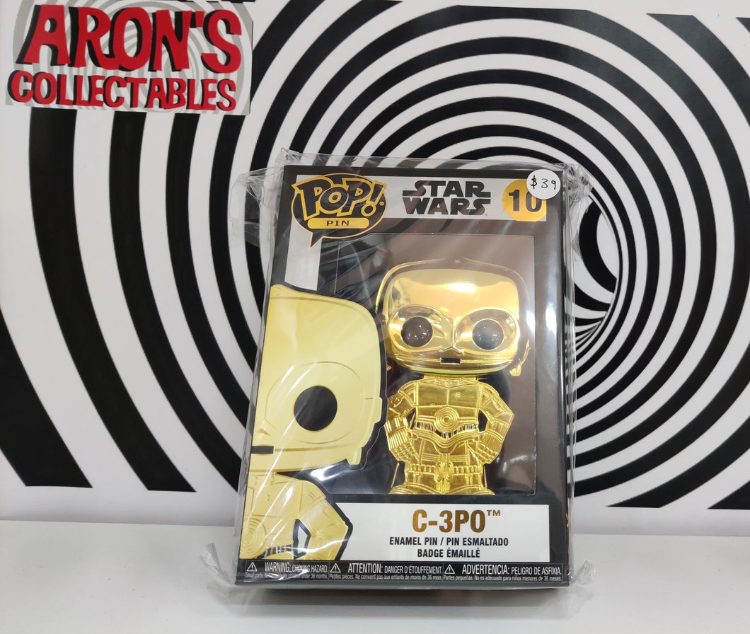Pop Pin Star Wars #10 C-3PO Enamel Pin