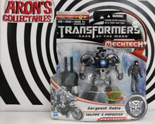 Load image into Gallery viewer, Transformers Dark of the Moon MechTech Sergeant Nobel &amp; Tailpipe and Pinpointer
