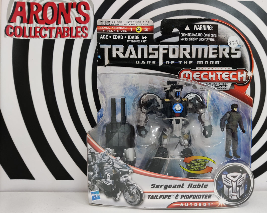 Transformers Dark of the Moon MechTech Sergeant Nobel & Tailpipe and Pinpointer