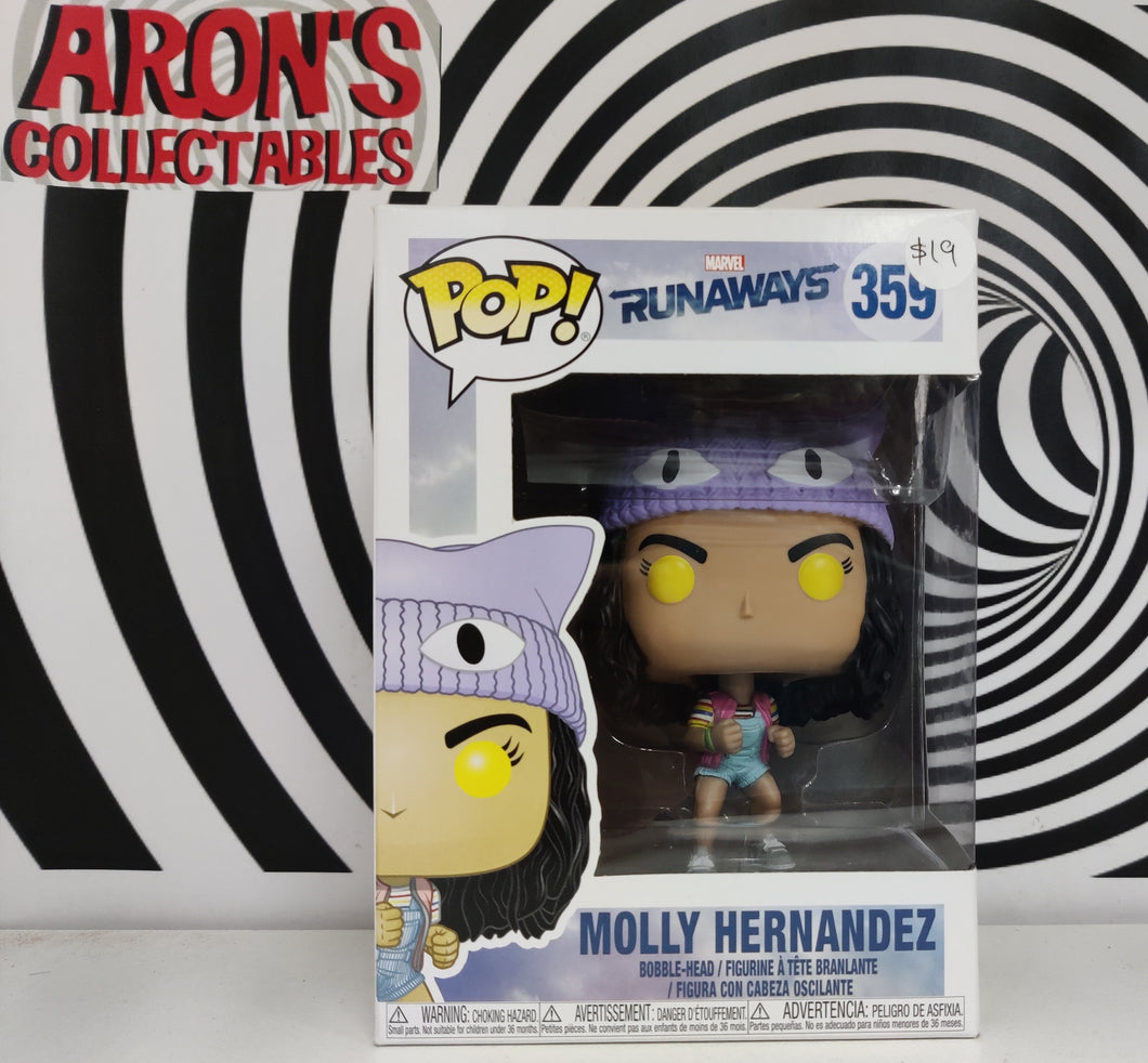 Pop Vinyl Marvel Runaways #359 Molly Hernandez Vinyl Bobble-Head Figure