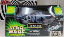 Load image into Gallery viewer, Star Wars Power of the Jedi TIE Bomber Vehicle with Imperial Pilot
