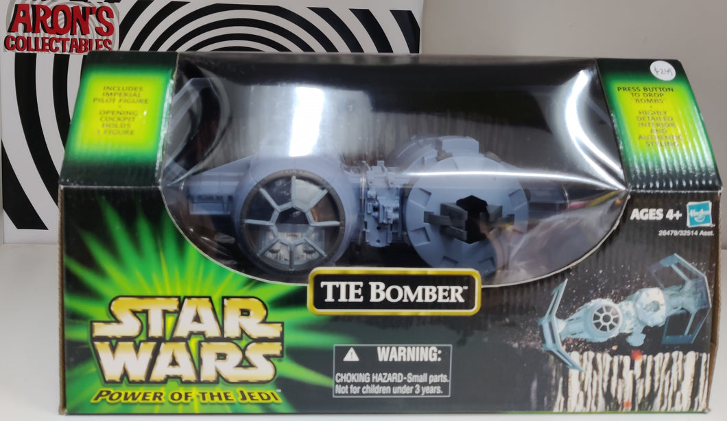 Star Wars Power of the Jedi TIE Bomber Vehicle with Imperial Pilot