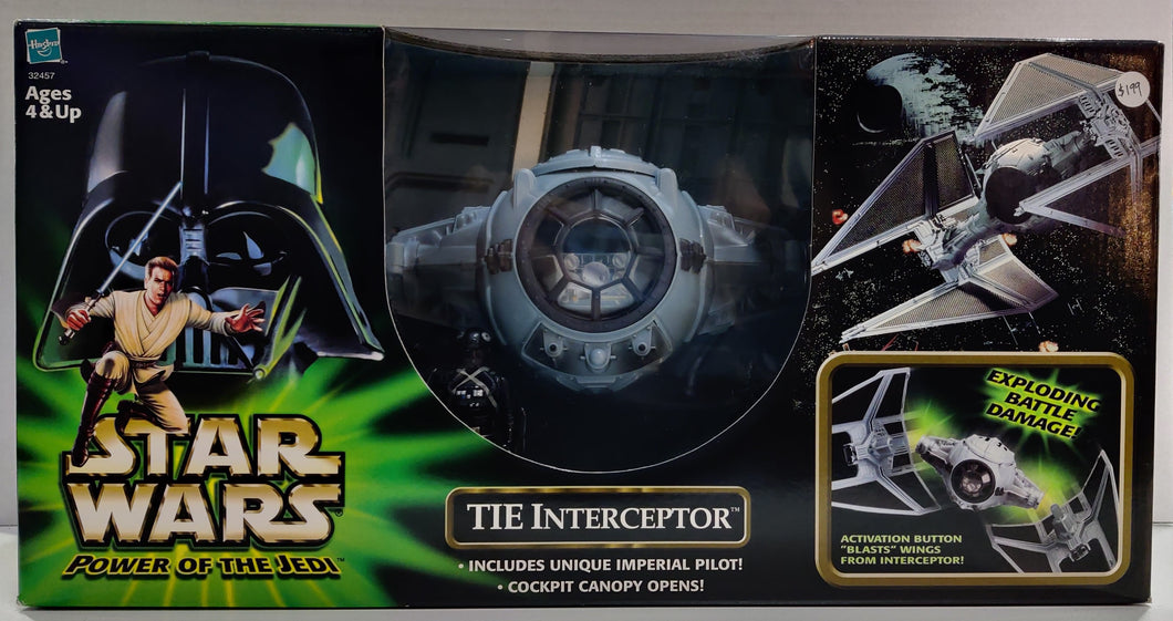Star Wars Power of the Jedi TIE Interceptor Vehicle