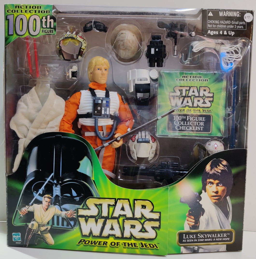 Star Wars Power of the Jedi Action Collection 100th Figure Luke Skywalker 12