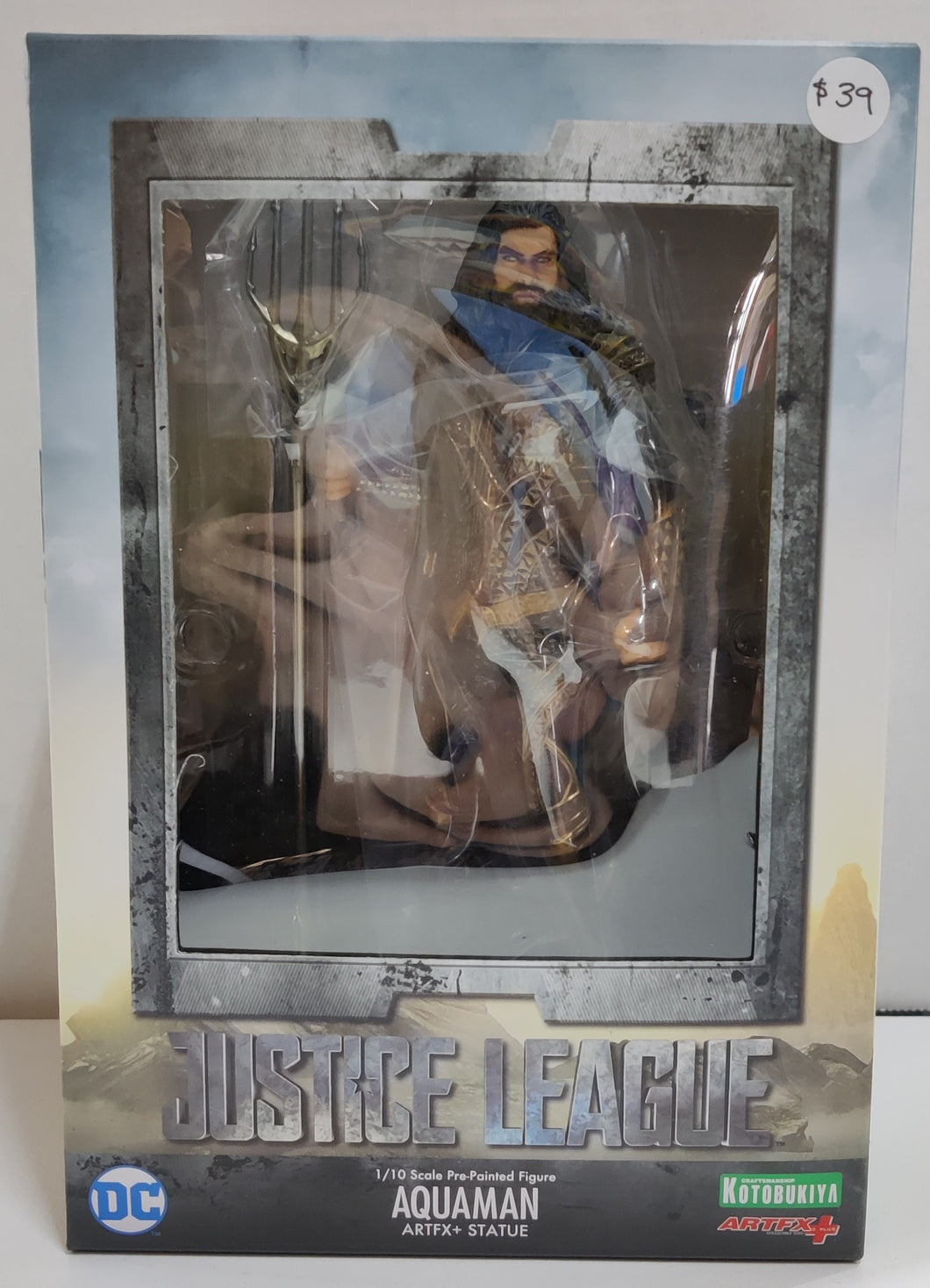 Kotobukiya  DC Comics Justice League Aquaman 1/10th Scale Statue