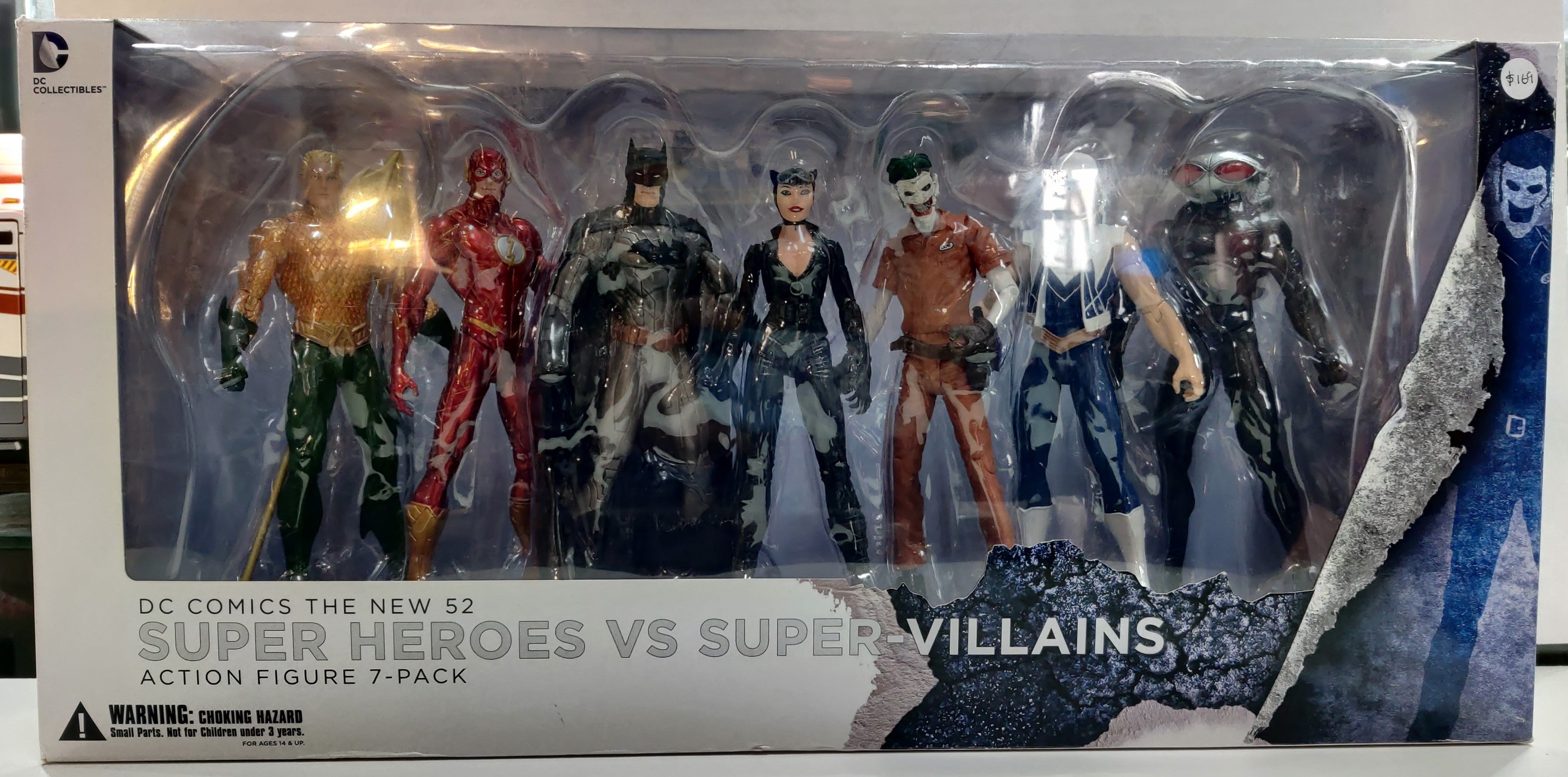 DC Comics New 52 Super Heroes Vs Super Villians Action Figure Set Arons Collectables