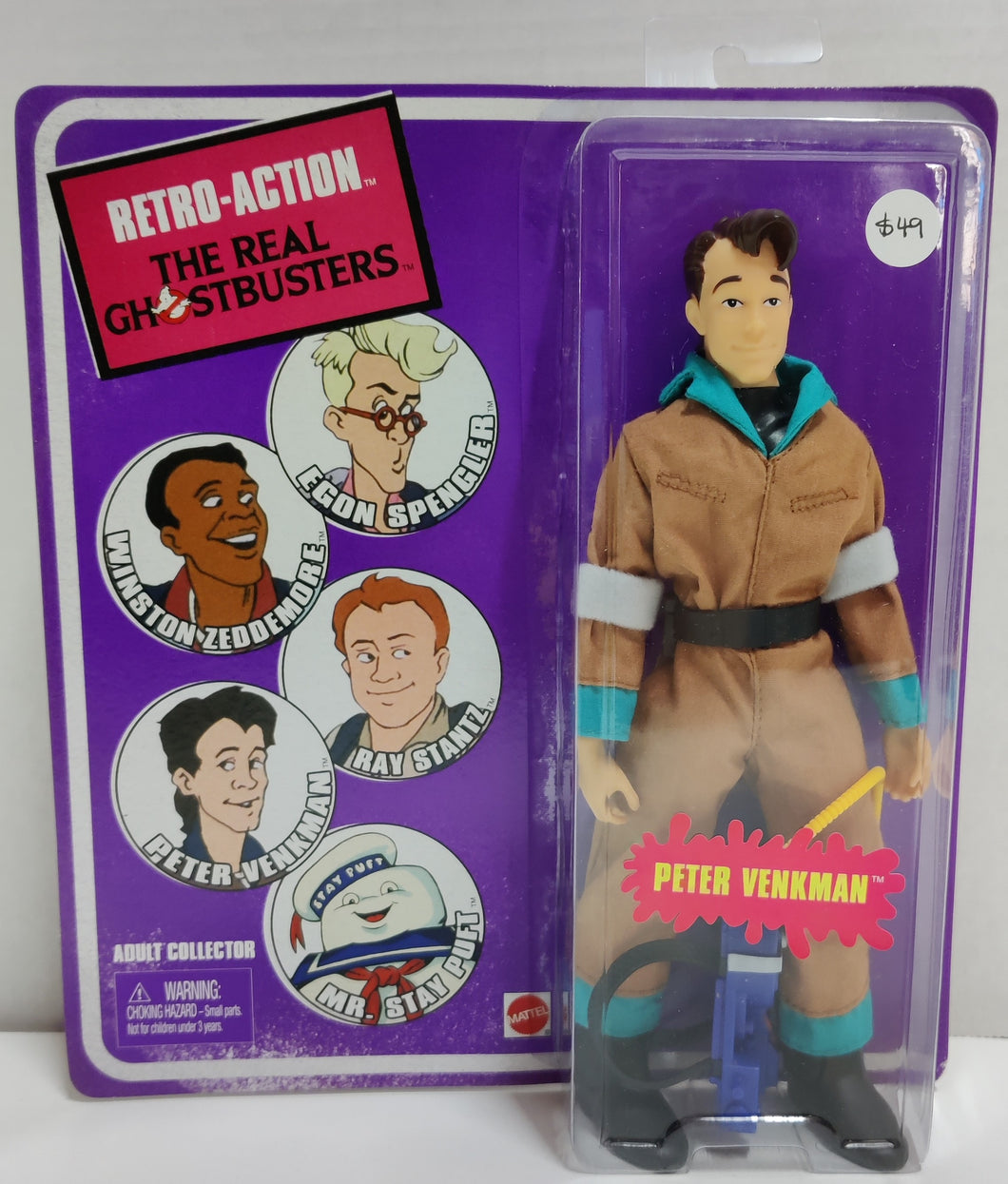 The Real Ghostbusters Peter Venkman Action Figure