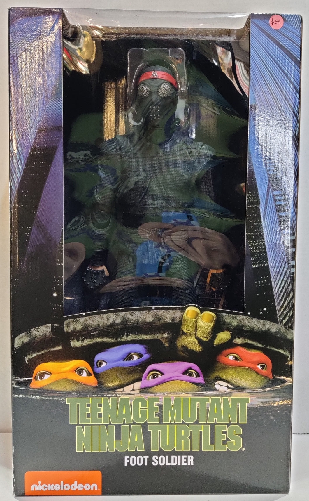 NECA Teenage Mutant Ninja Turtles 1990 Movie Foot Soldier 1/4 Scale Action Figure