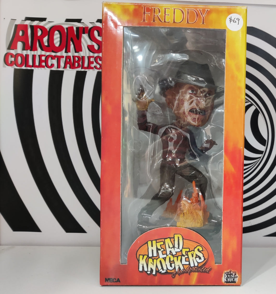 Hand Painted Head Knockers Freddy Kruger Bobble Head
