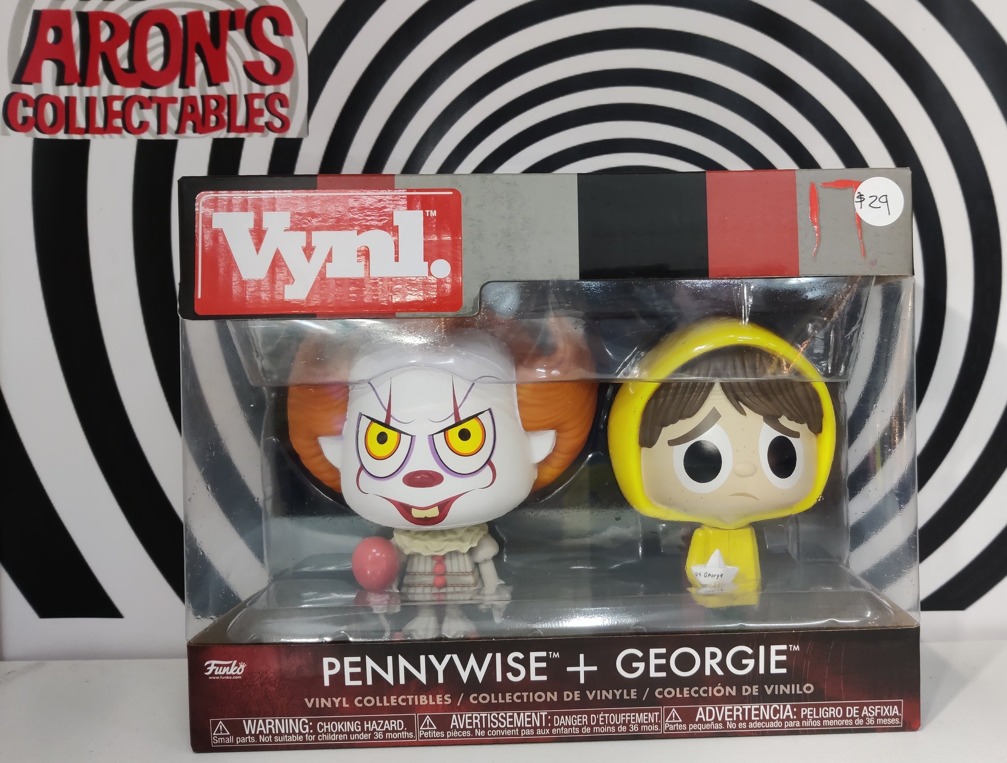 Funko Vynl IT The Movie Pennywise and Georgie Vinyl Figures