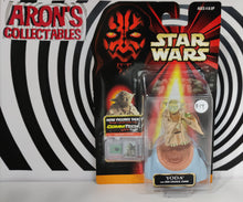 Load image into Gallery viewer, Star Wars Episode I Yoda Commtech Chip Action Figure
