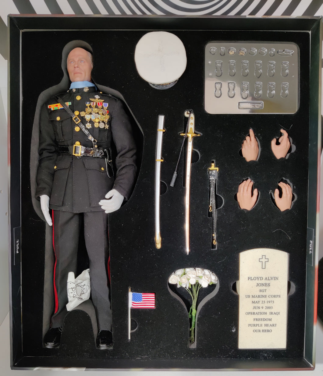 Custom Brigadier General Frank USMC Force Recon 1/6 Scale Collectible Action Figure