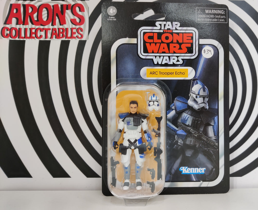 Star Wars Vintage Collection VC176 The Clone Wars ARC Trooper Echo Action Figure