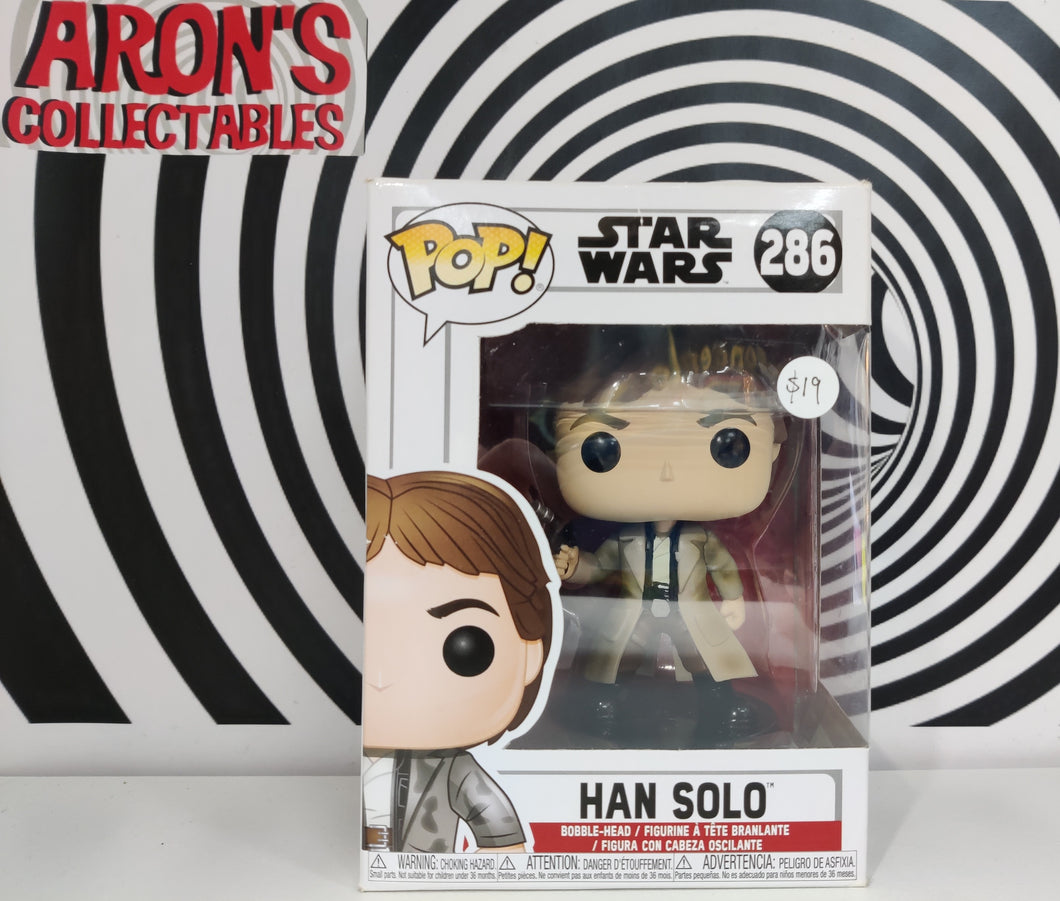 Pop Vinyl Star Wars Han Solo #286 Vinyl Bobble-Head Figure