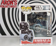 Load image into Gallery viewer, Pop Vinyl Star Wars TIE Fighter Pilot with TIE Fighter #221 Vinyl Bobble-Head Figure
