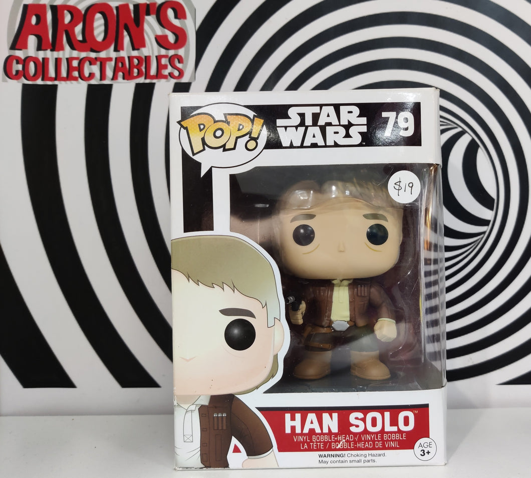 Pop Vinyl Star Wars Han Solo #79 Vinyl Bobble-Head Figure